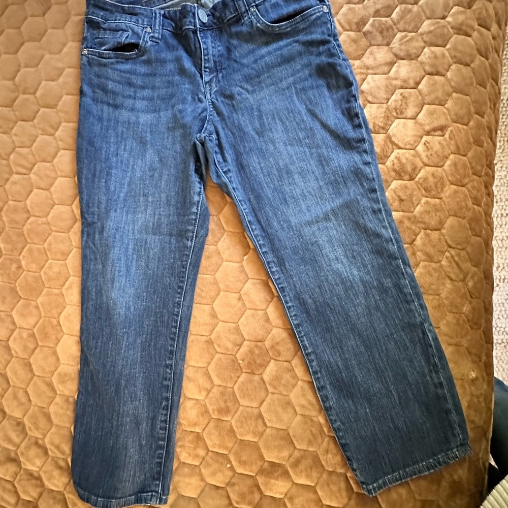 Kut from the Kloth Blue Ankle Cropped Jeans